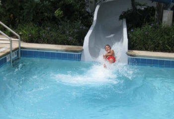 Fun on the Water Slide!