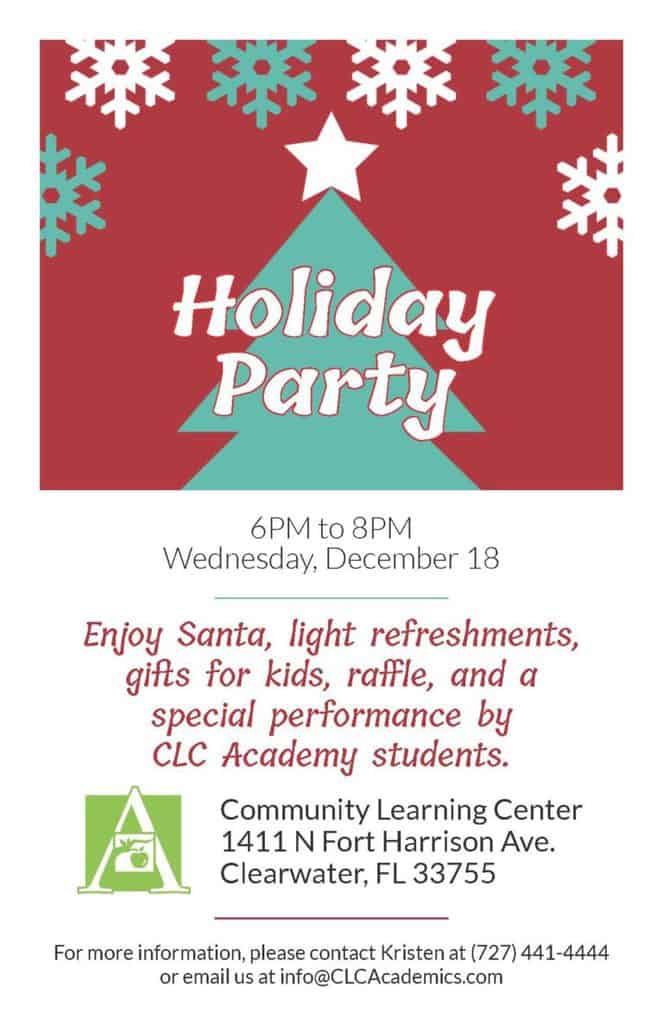 Holiday Party – all are welcome!