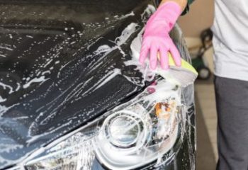 Car Wash pink glove