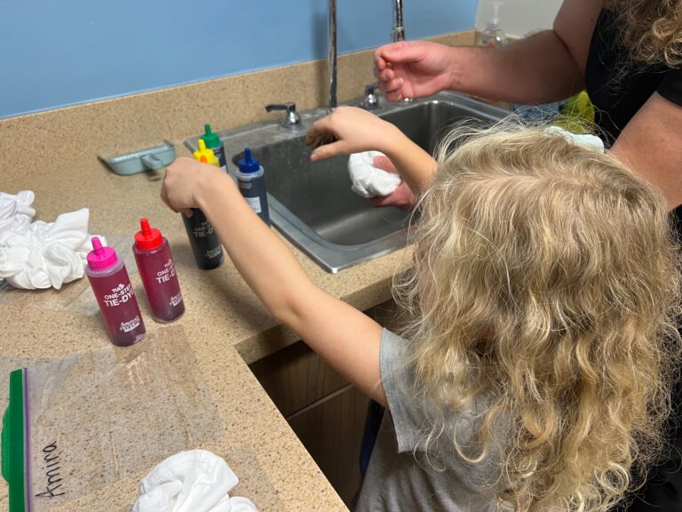 Tie-dye t-shirt fun!
