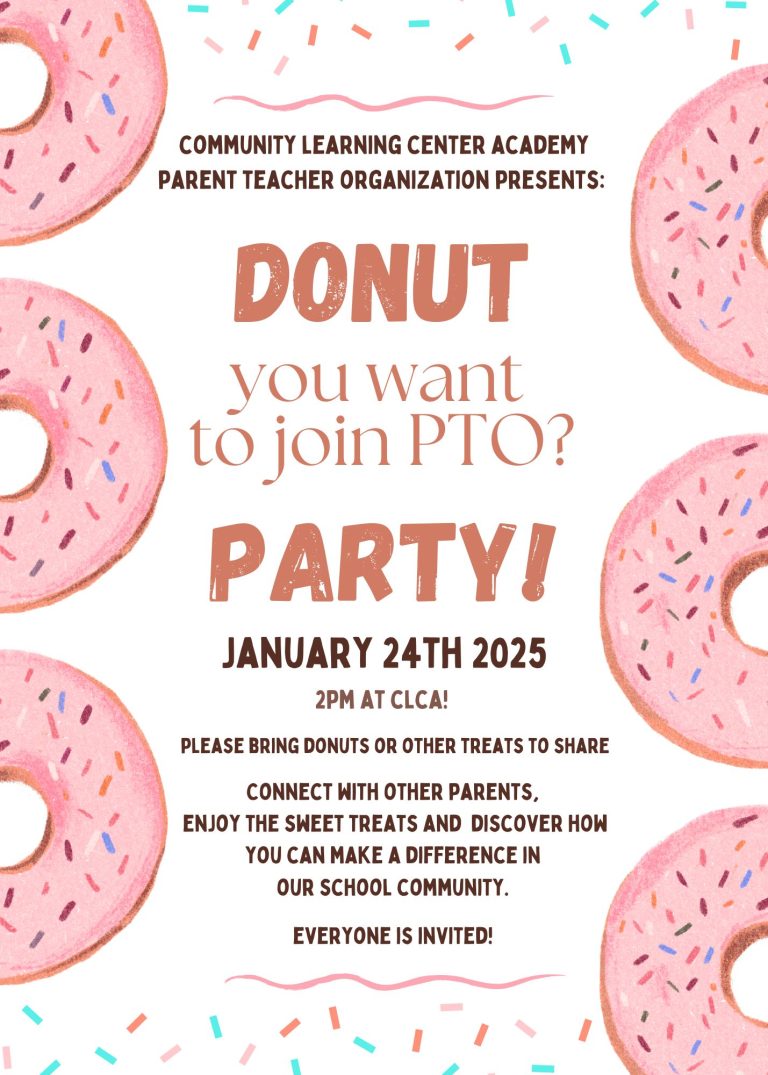 Donut Party by the Parent-Teacher Organization!