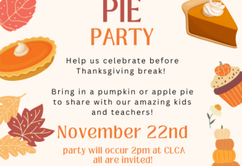 Pumpkin Pie Party Flyer