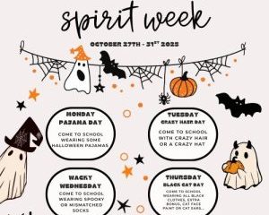 Halloween Spirit week CLCA 2025